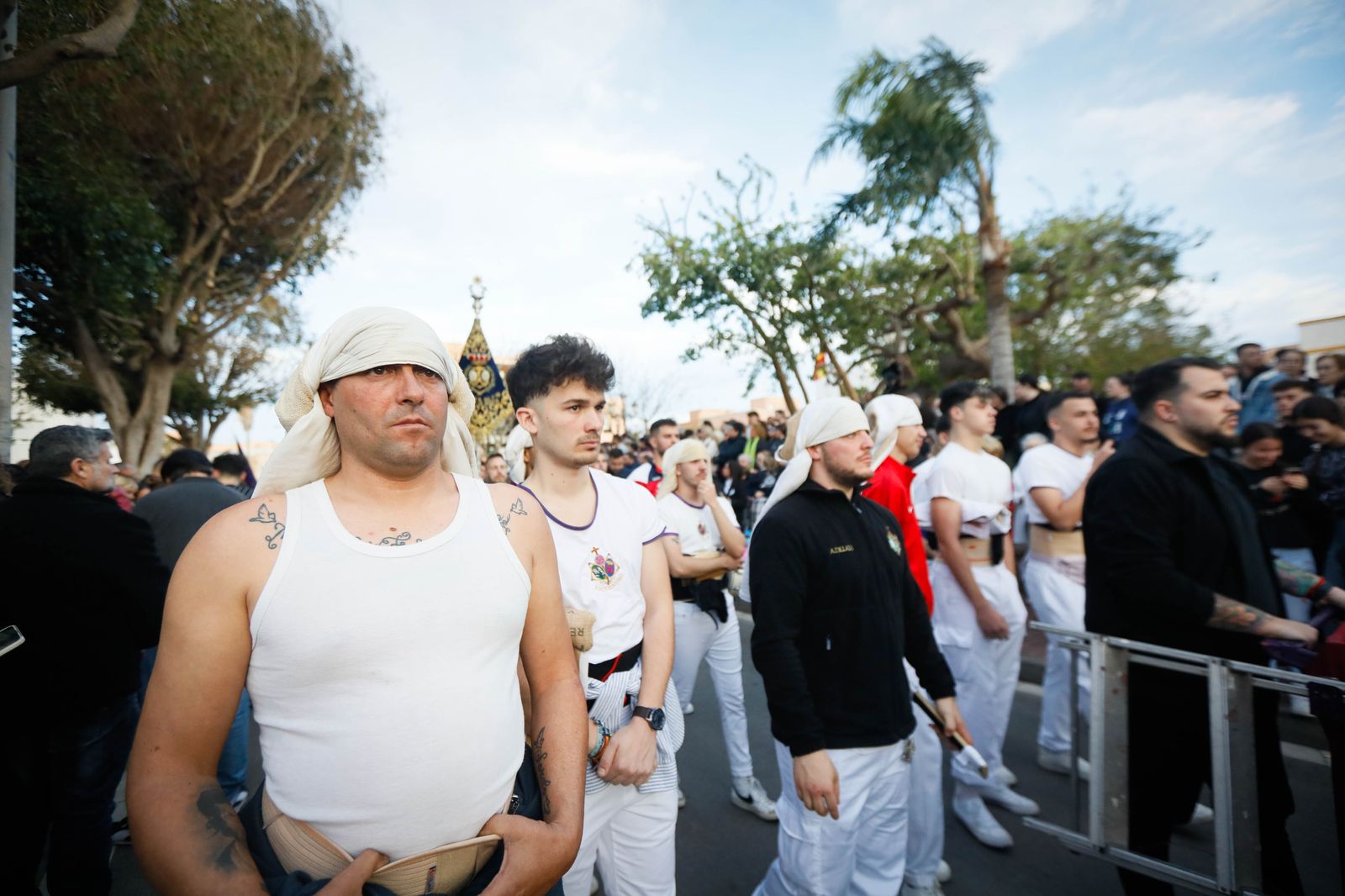 La procesión del Encuentro, en imágenes