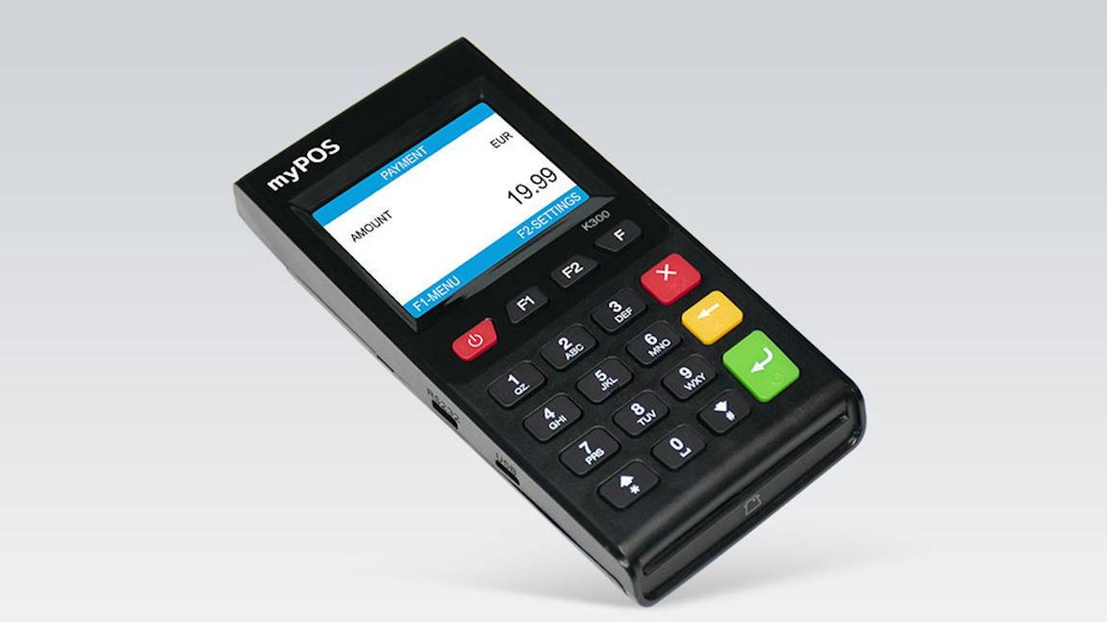 Datáfono ofrecido por myPOS