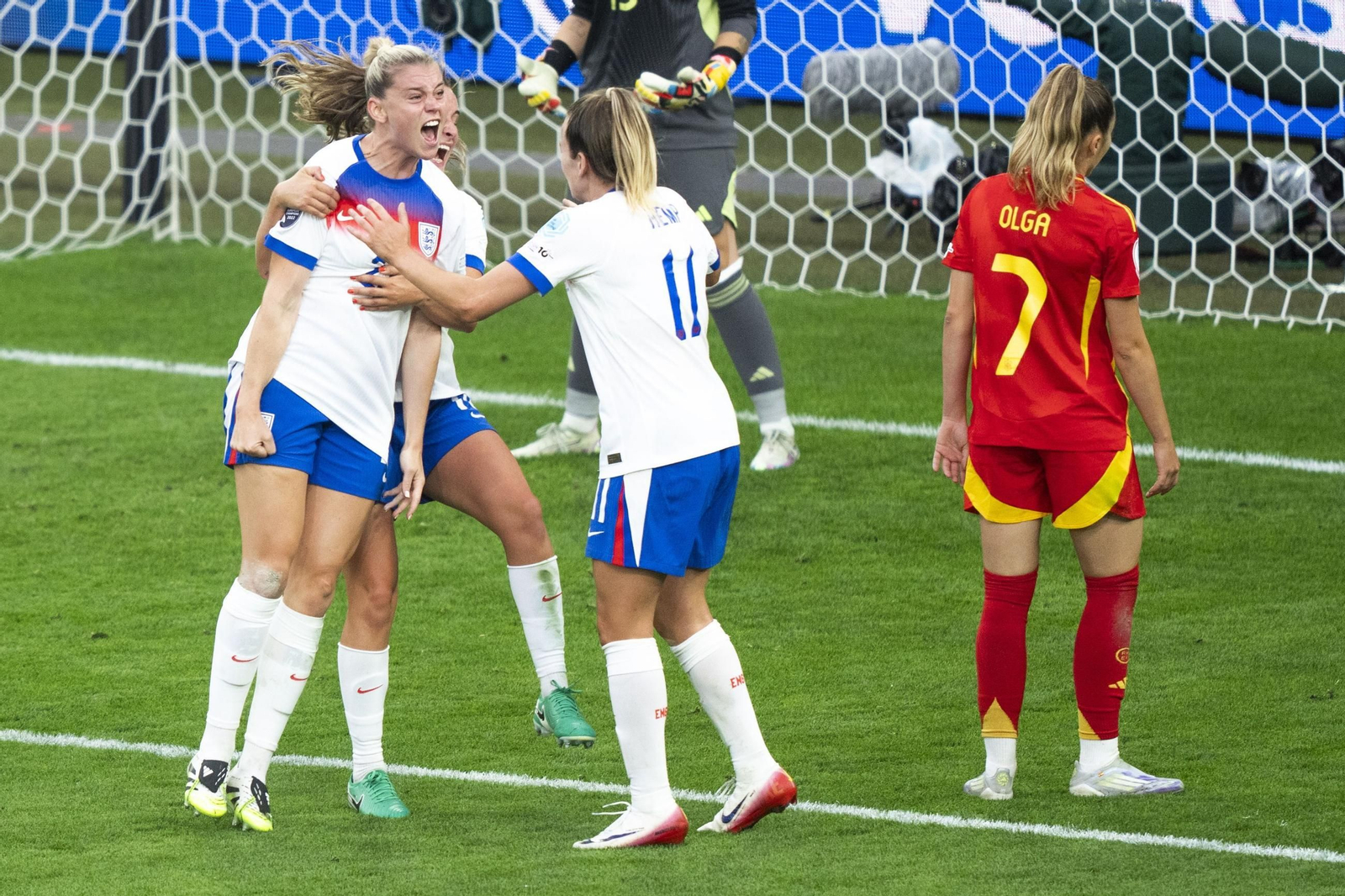 Las mejores imágenes de la final España - Inglaterra de la Eurocopa femenina