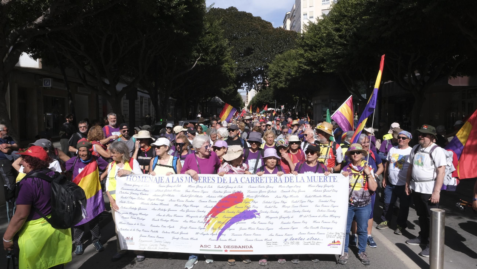 La Marcha de la Desbandá, en imágenes