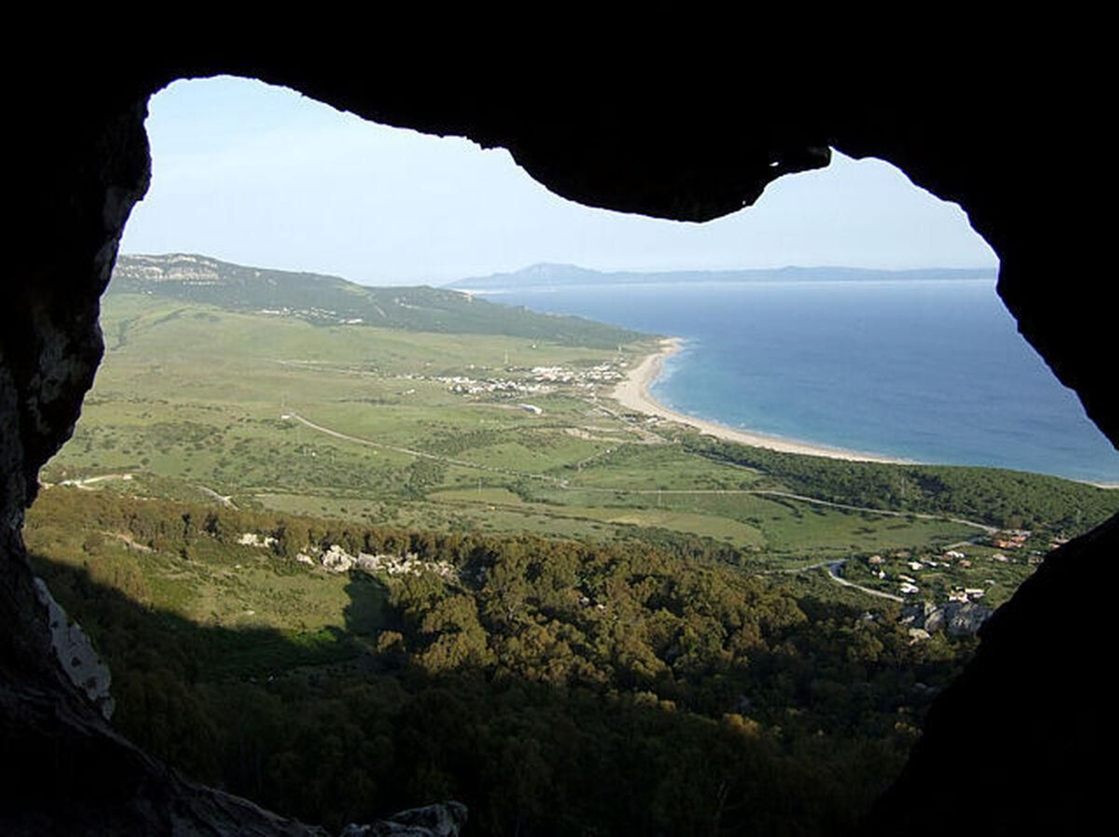 Vistas desde la Cueva del Moro, Tarifa.