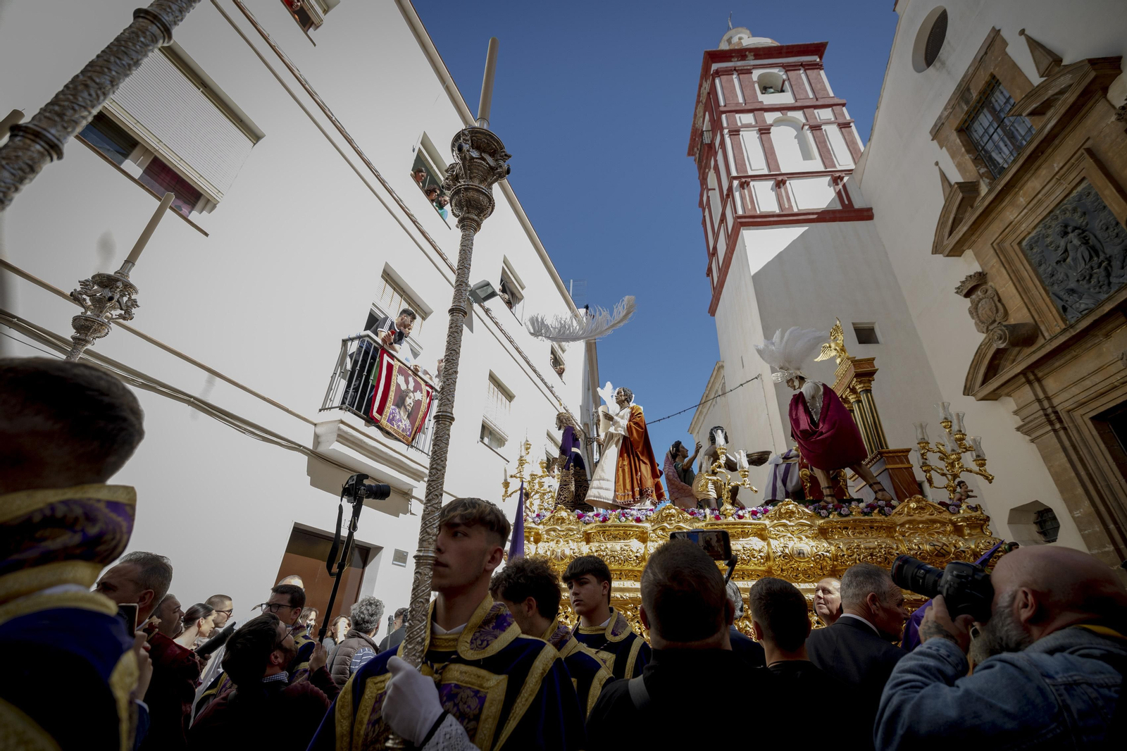 Las imágenes de la cofradía de La Sentencia de la Semana Santa de Cádiz 2023