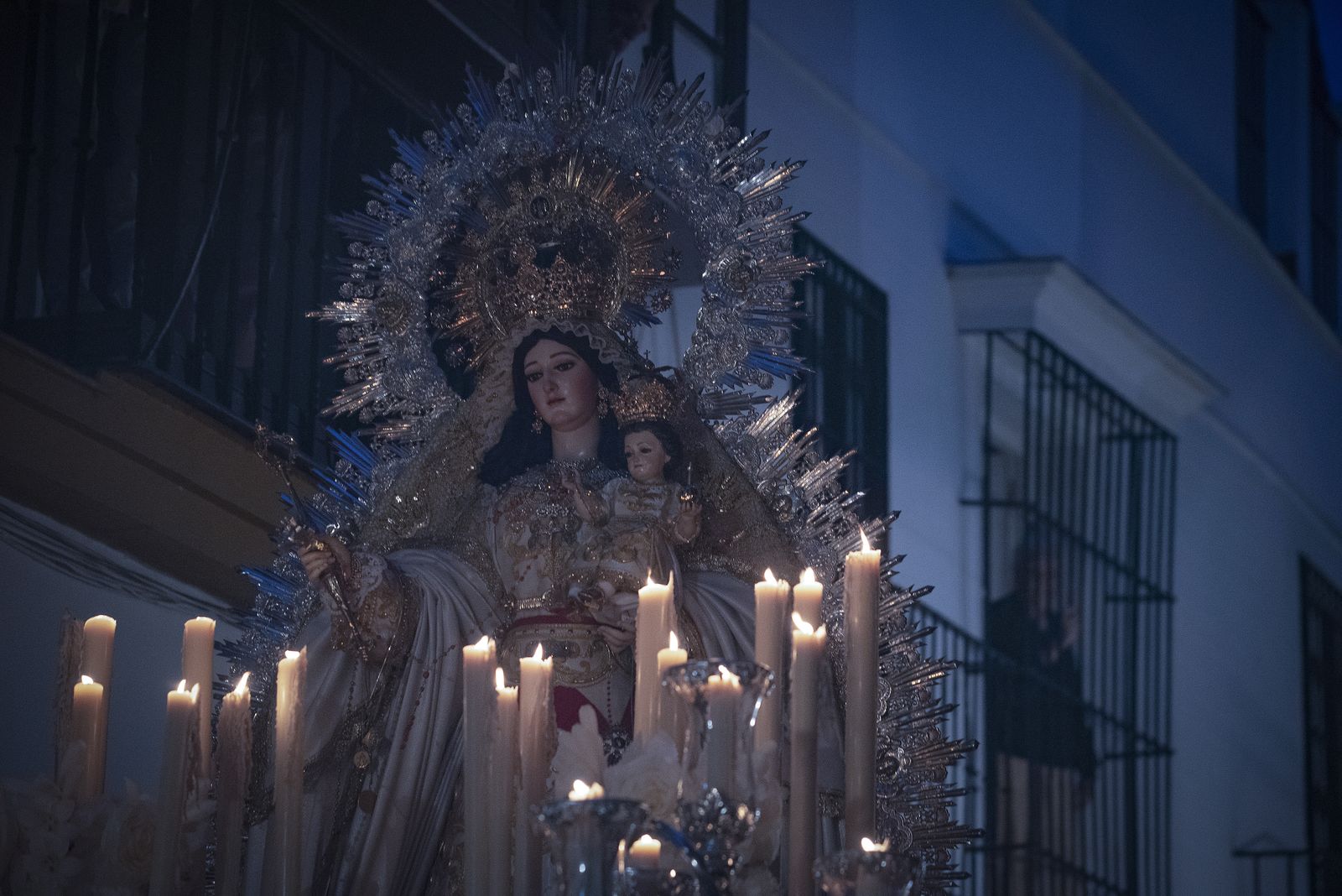 Las imágenes de la procesión de la Virgen de las Nieves