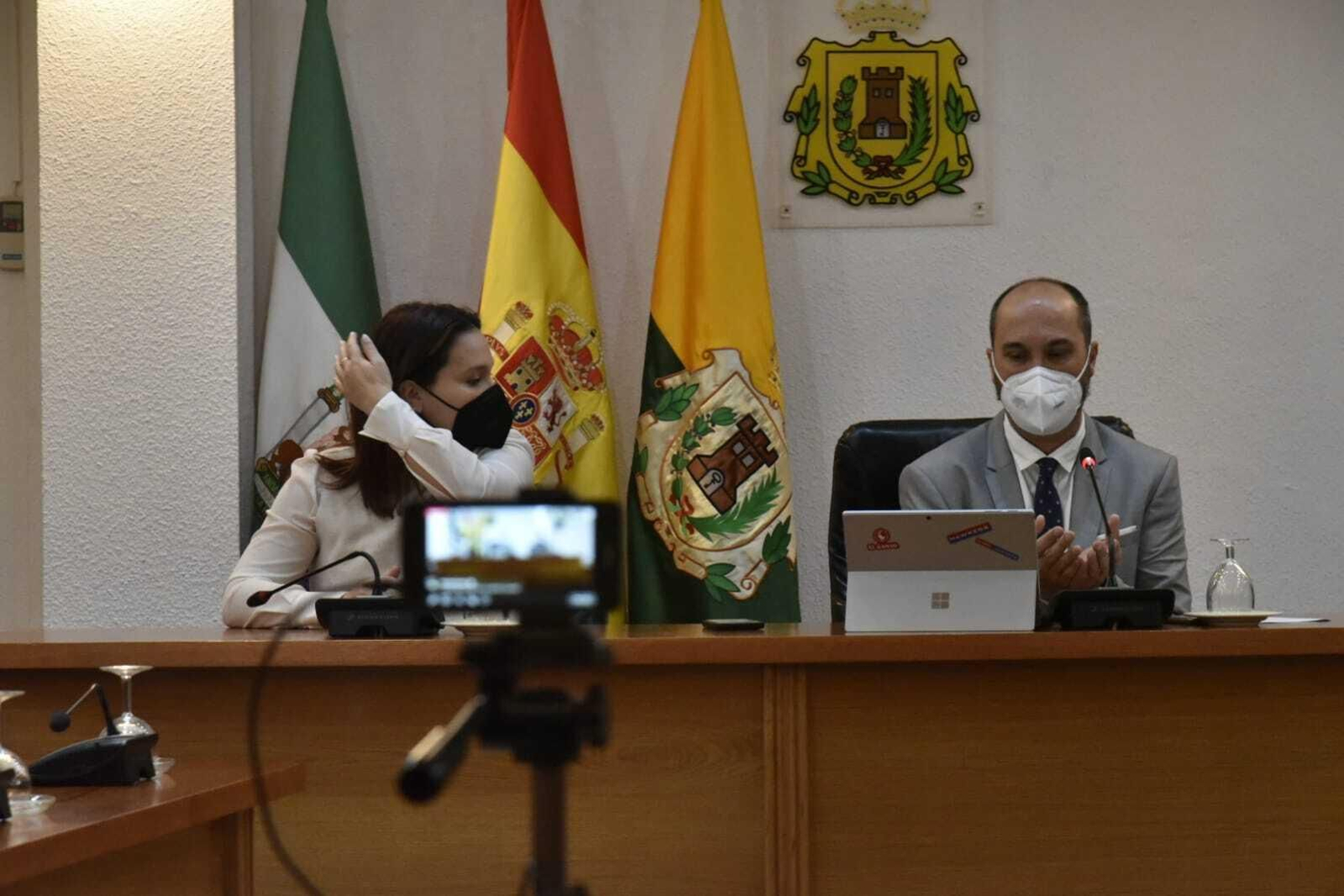 Sara Lobato y Miguel Alconchel, este martes.