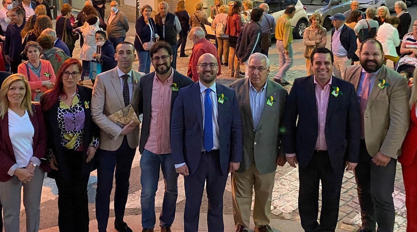 Una imagen de la inauguración de la fiesta en la tarde-noche del jueves.