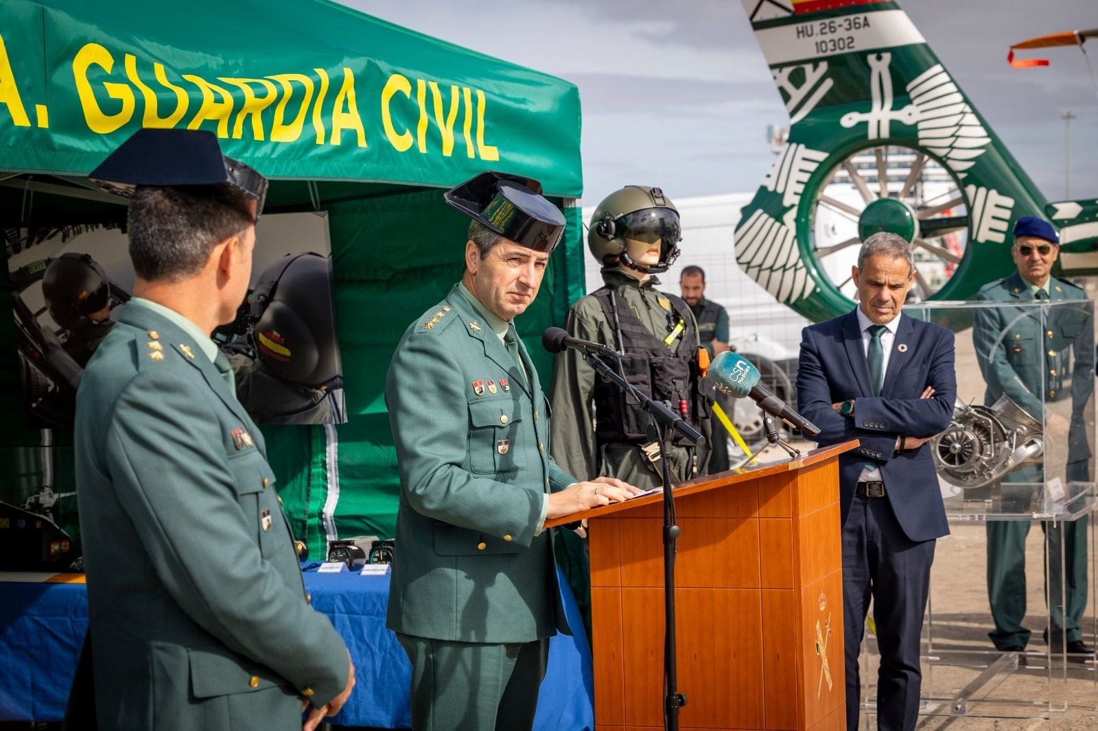 La Guardia Civil celebra en Cádiz el 50 aniversario de su Unidad Aérea
