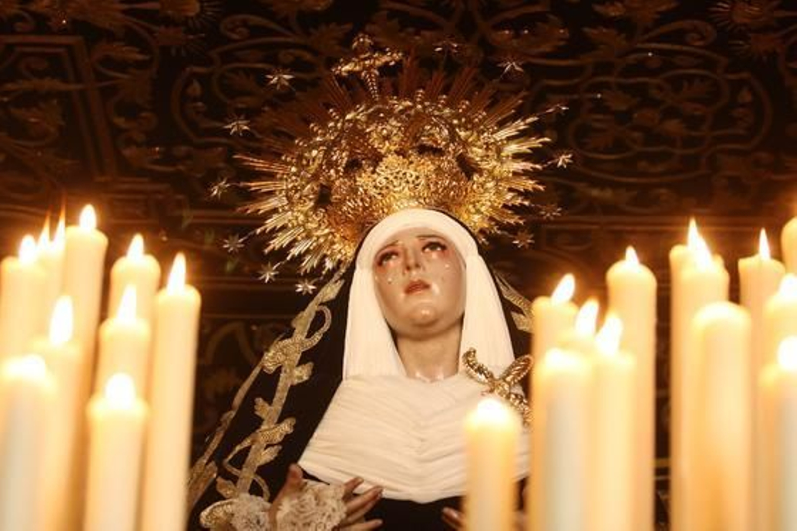 La hermandad de la Carretería no pudo procesionar este Viernes Santo.

Foto: Belén Vargas