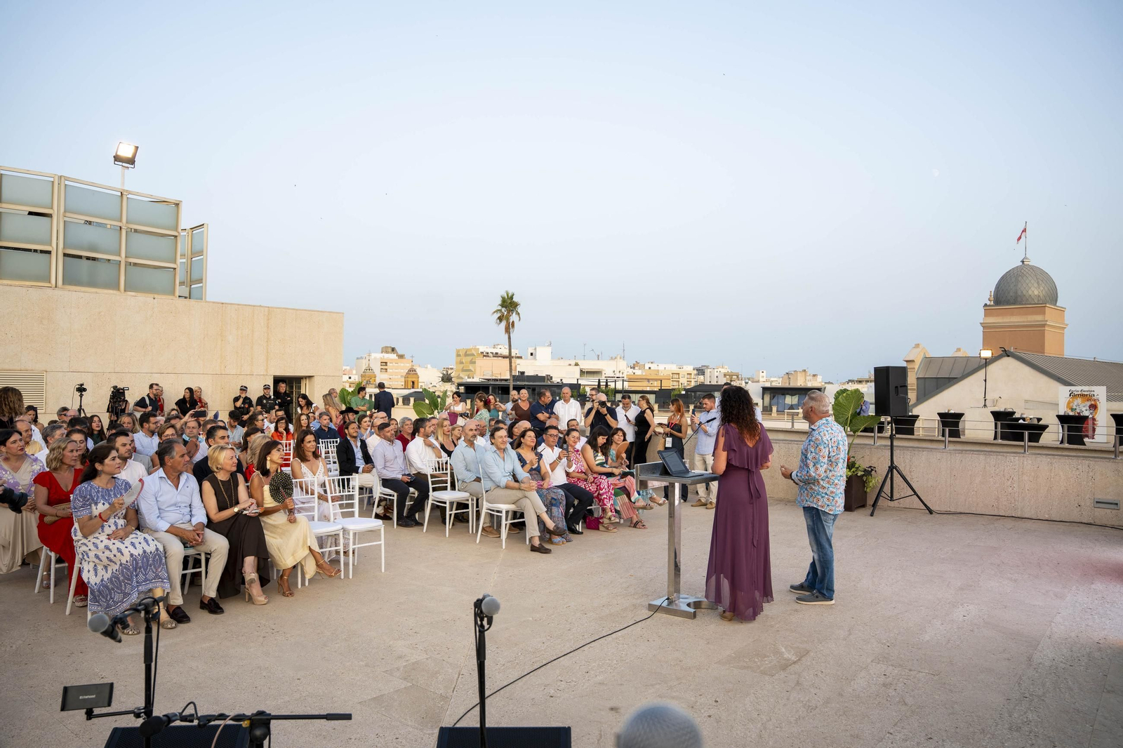 Las imágenes de la presentación de la Feria de Almería 2025 en honor de la Virgen del Mar