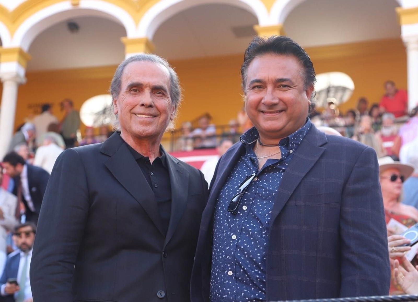 Pepe de Lucía y el guitarrista Óscar Guzmán