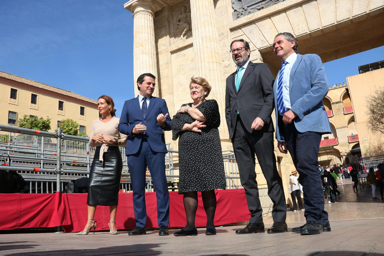 Marian Aguilar, José María Bellido, Olga Caballero, Adolfo Molina y Manuel Murillo.