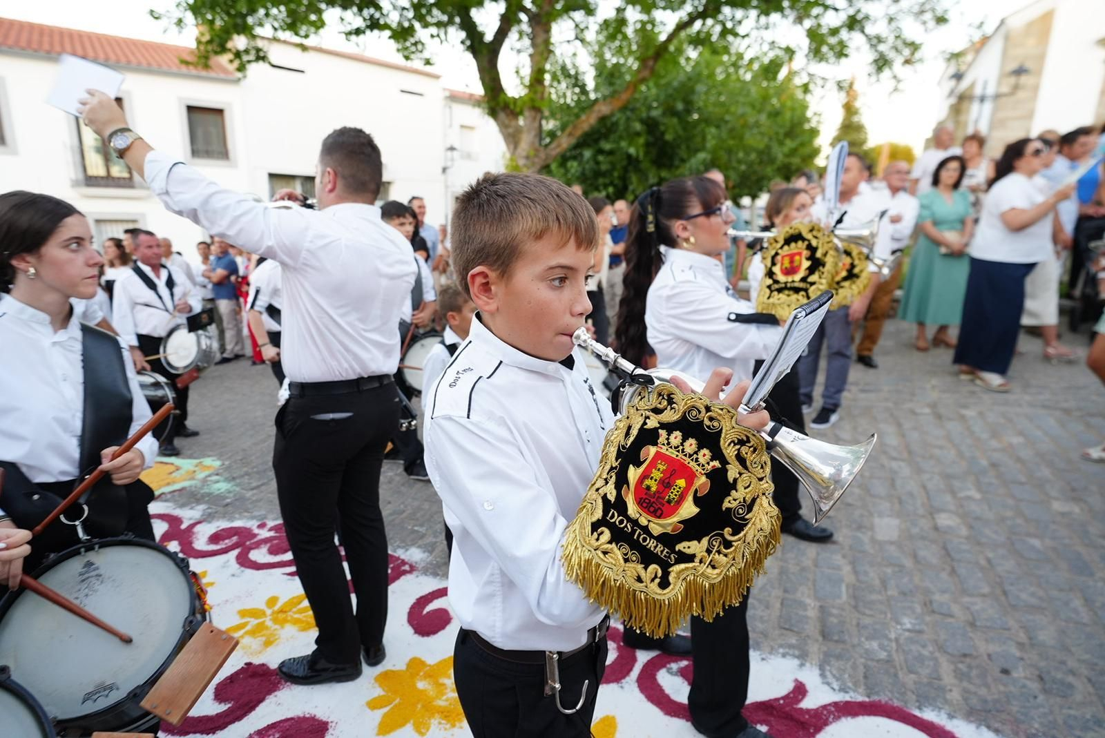 La procesión de San Roque en Dos Torres