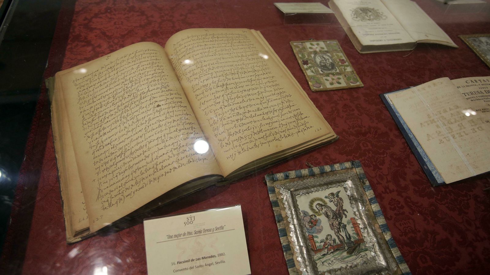 Reliquias de Santa Teresa de Jesús.