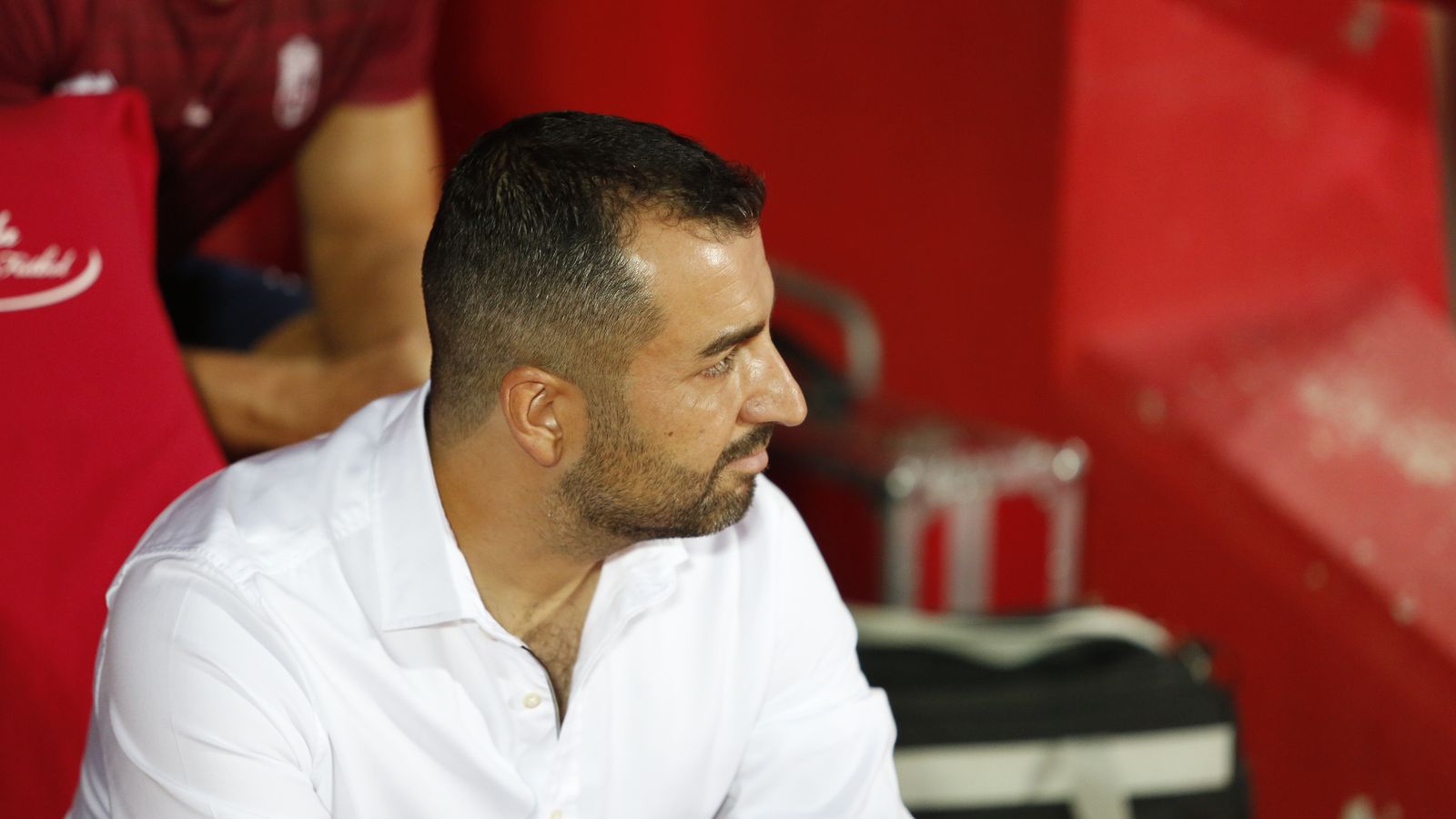 Diego Martínez, en el banquillo rojiblanco