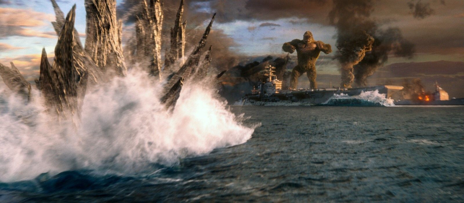 Una escena de 'Godzilla vs. Kong'.