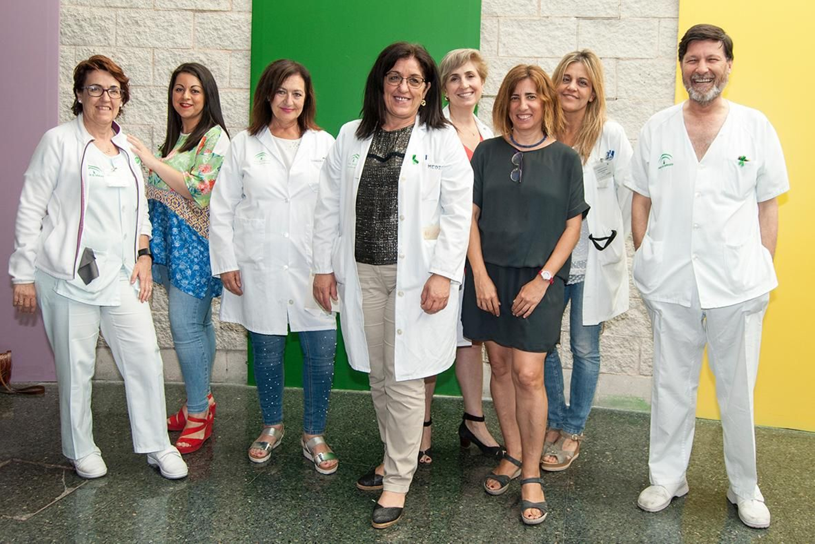 Profesionales que componen la consulta multidisciplinar del Juan Ramón Jiménez.