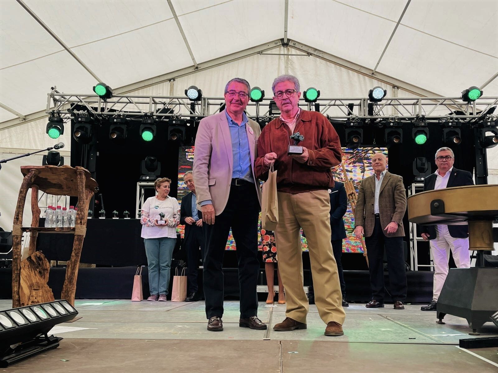 Salado, en la fiesta que Periana dedica al aceite verdial.