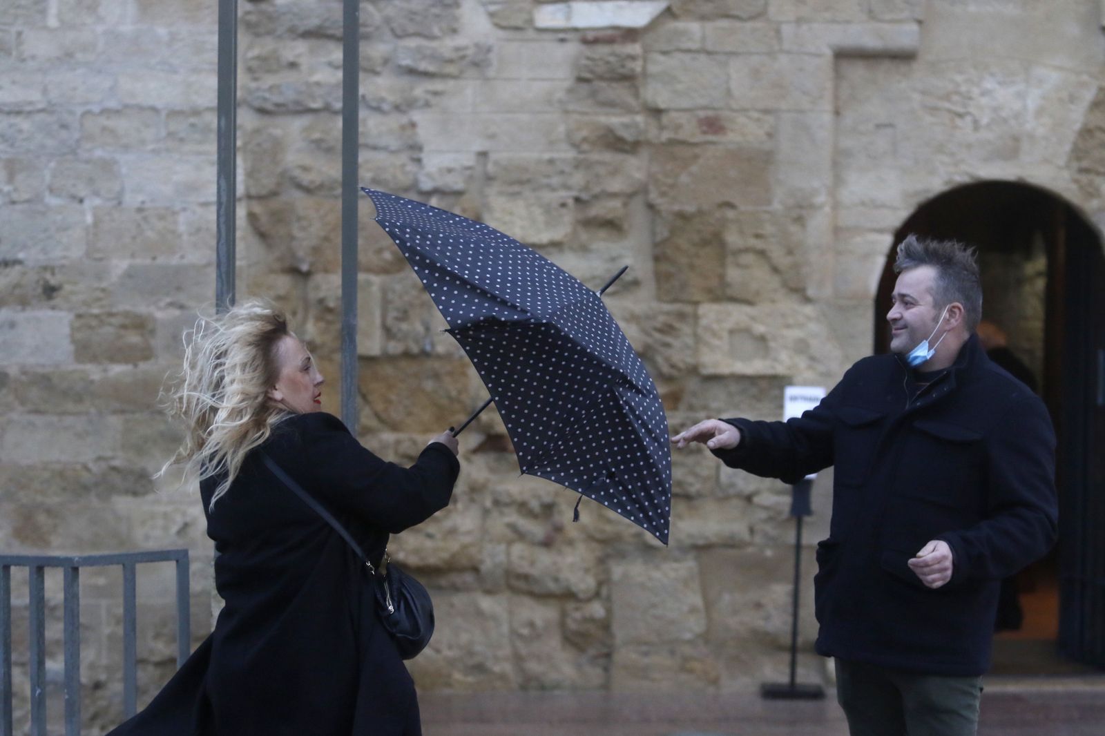 Un día de Navidad en Córdoba pasado por agua, en fotografías
