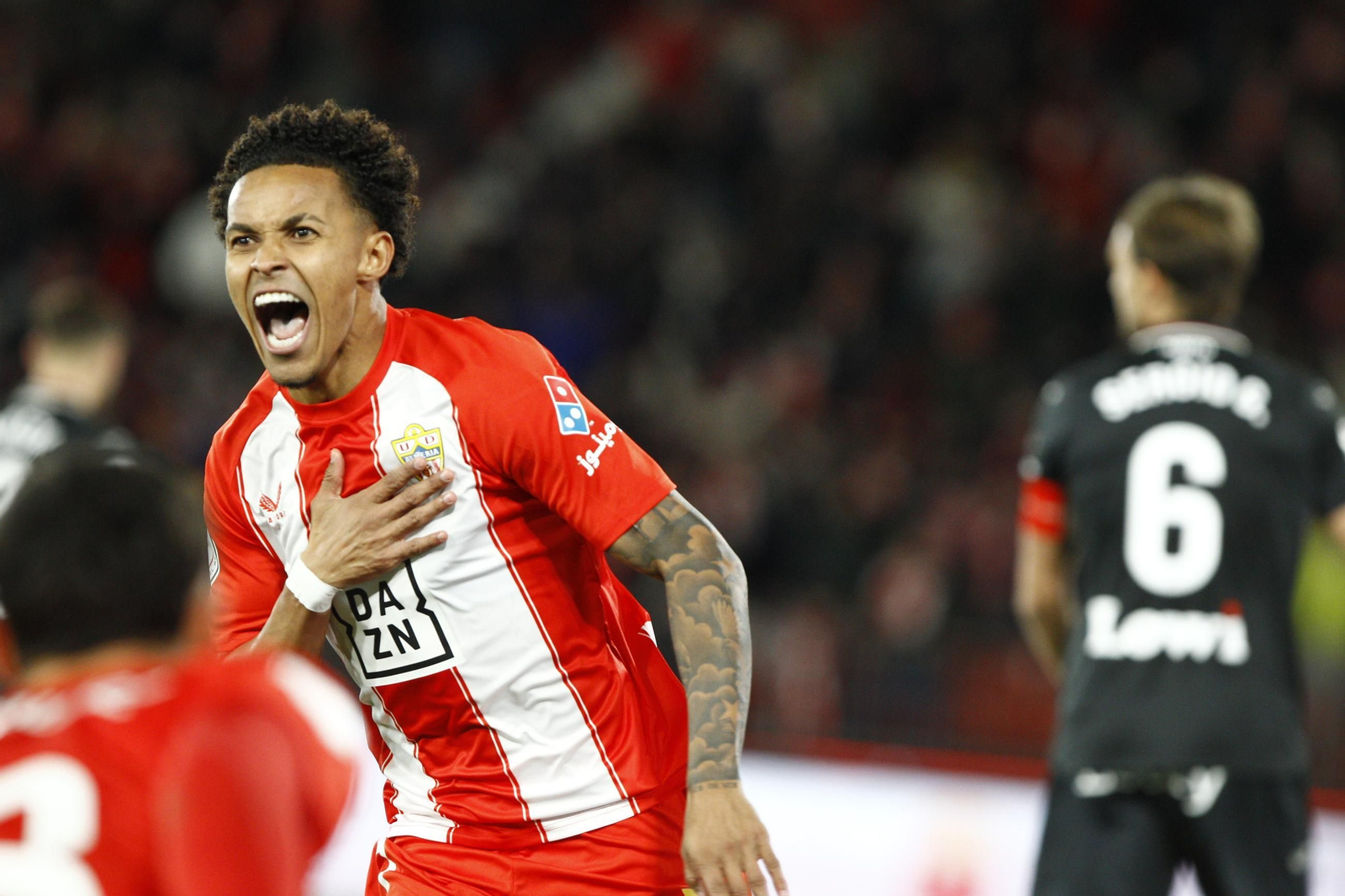 El partido U.D. Almería-C.D. Leganés de Copa del Rey, en imágenes