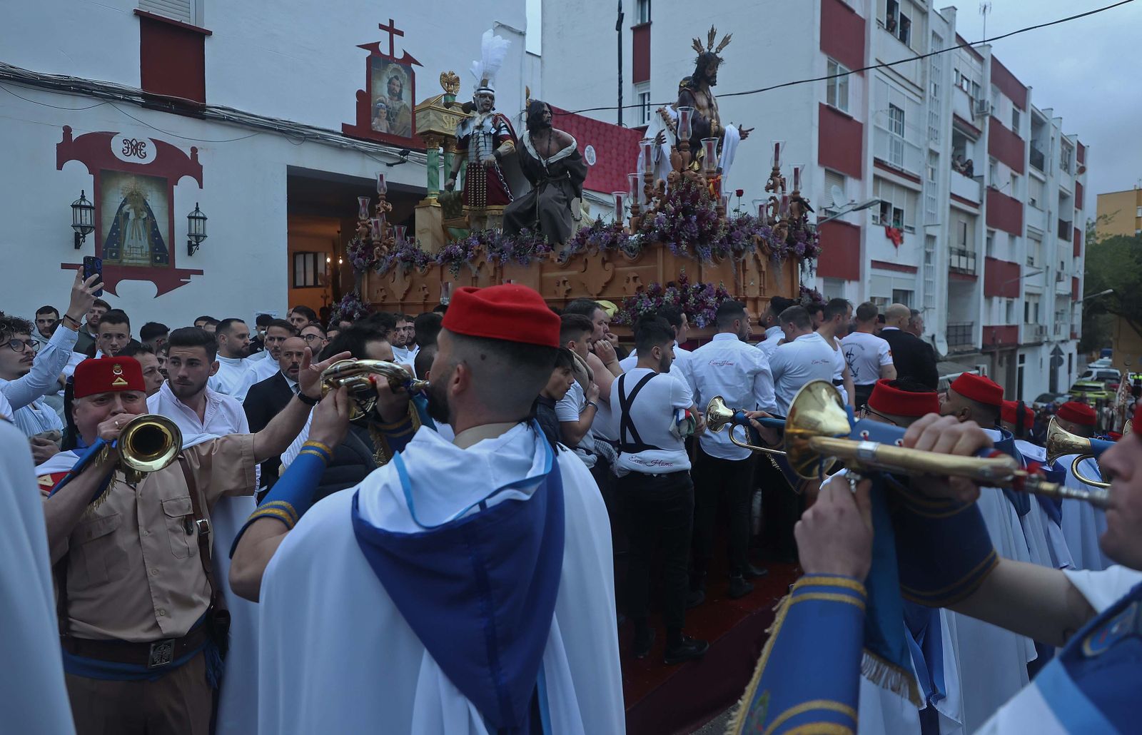 Fotos del Miércoles Santo en Algeciras: Ecce Homo y Buena Muerte