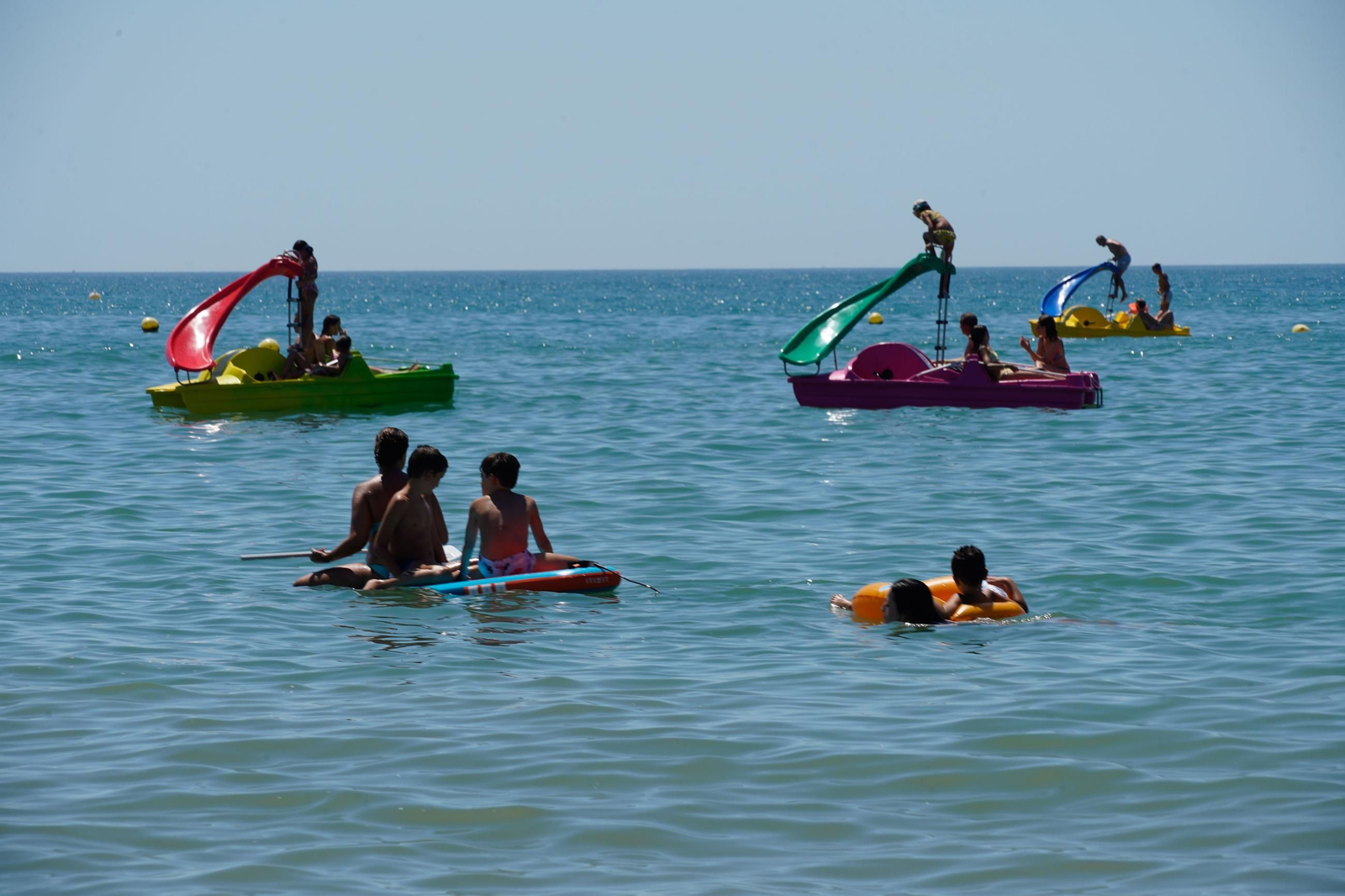 Imágenes de las playas de Huelva el sábado 17 de agosto