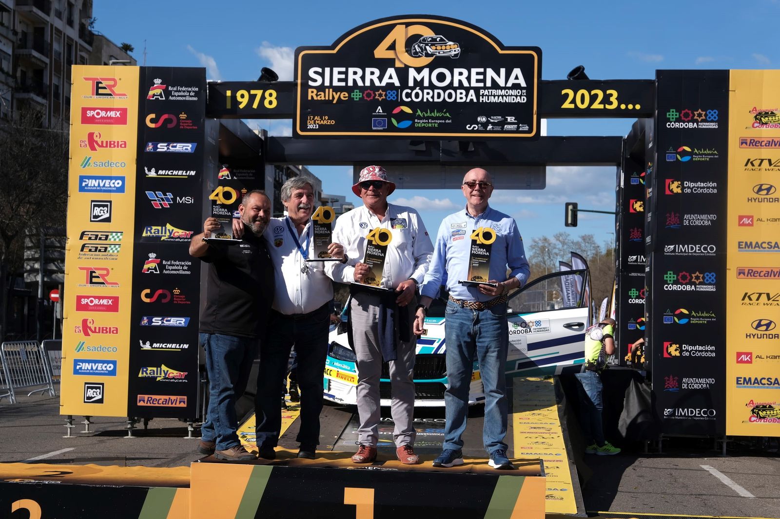 Rallye Sierra Morena 2023: las mejores fotos de la entrega de premios final