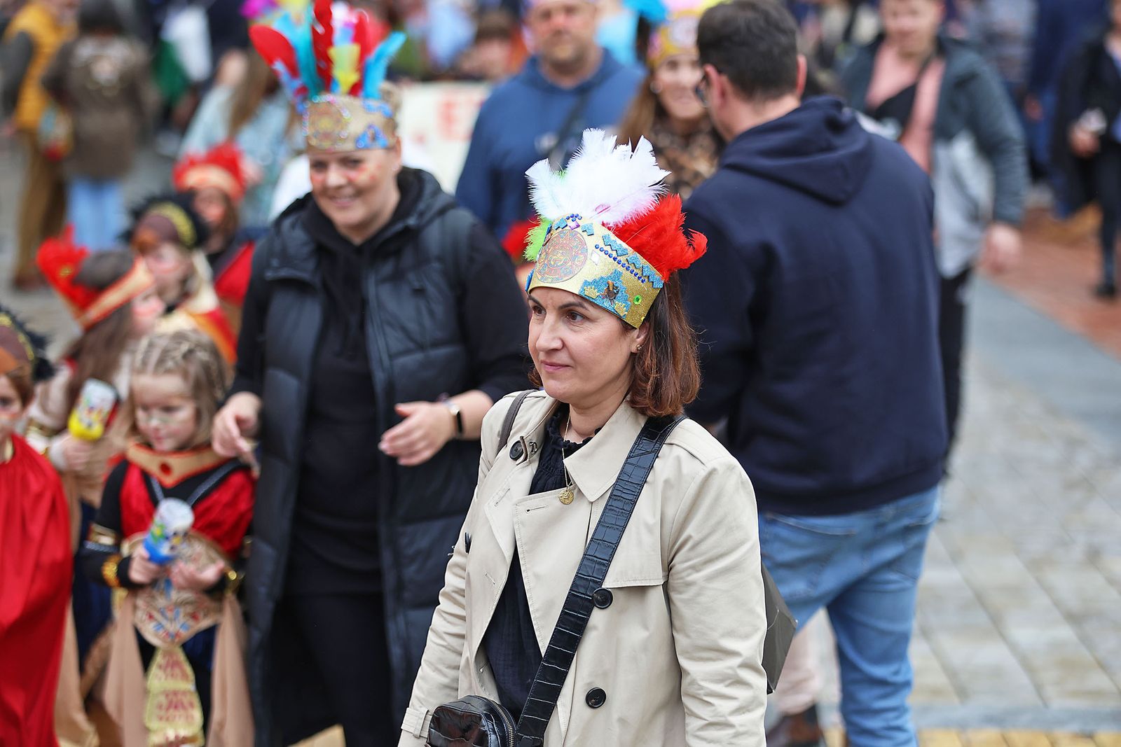 Imágenes del desfile “Un paseo por la historia”  de los niños del colegio Funcadia de Huelva