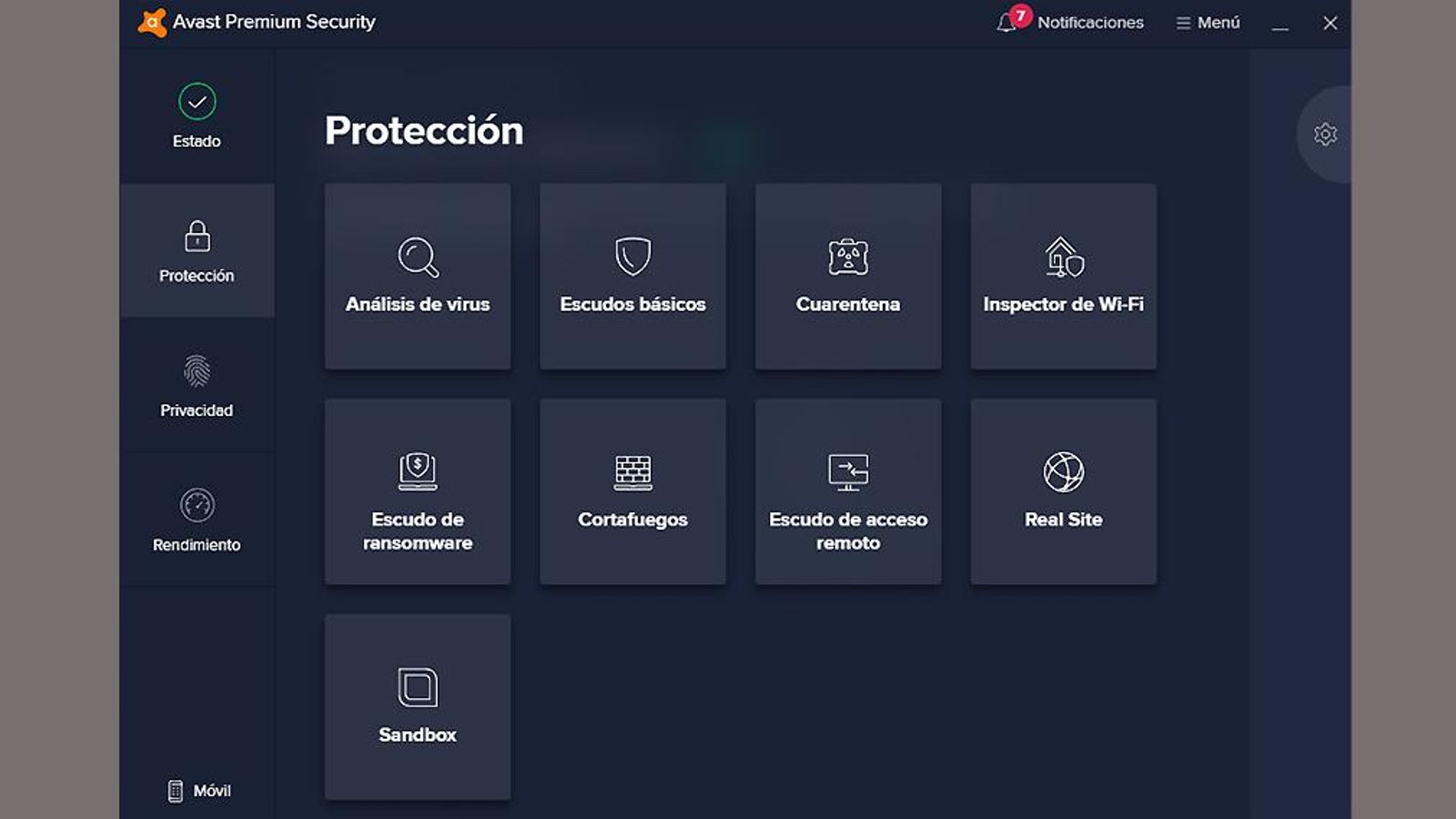 Imágenes del antivirus Avast Premium Security