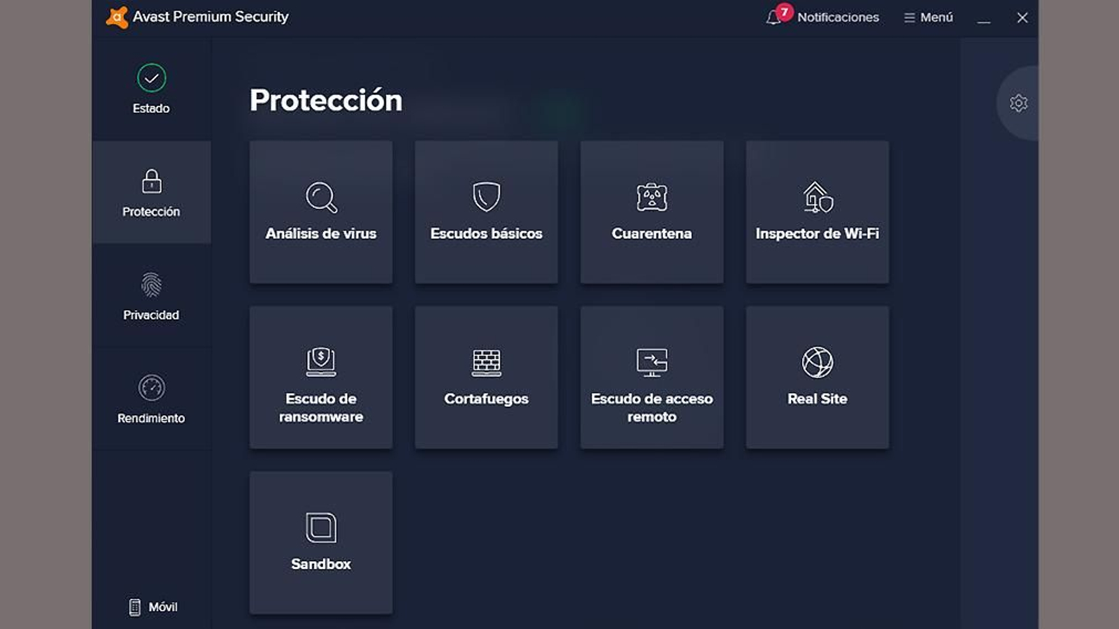 Imágenes del antivirus Avast Premium Security