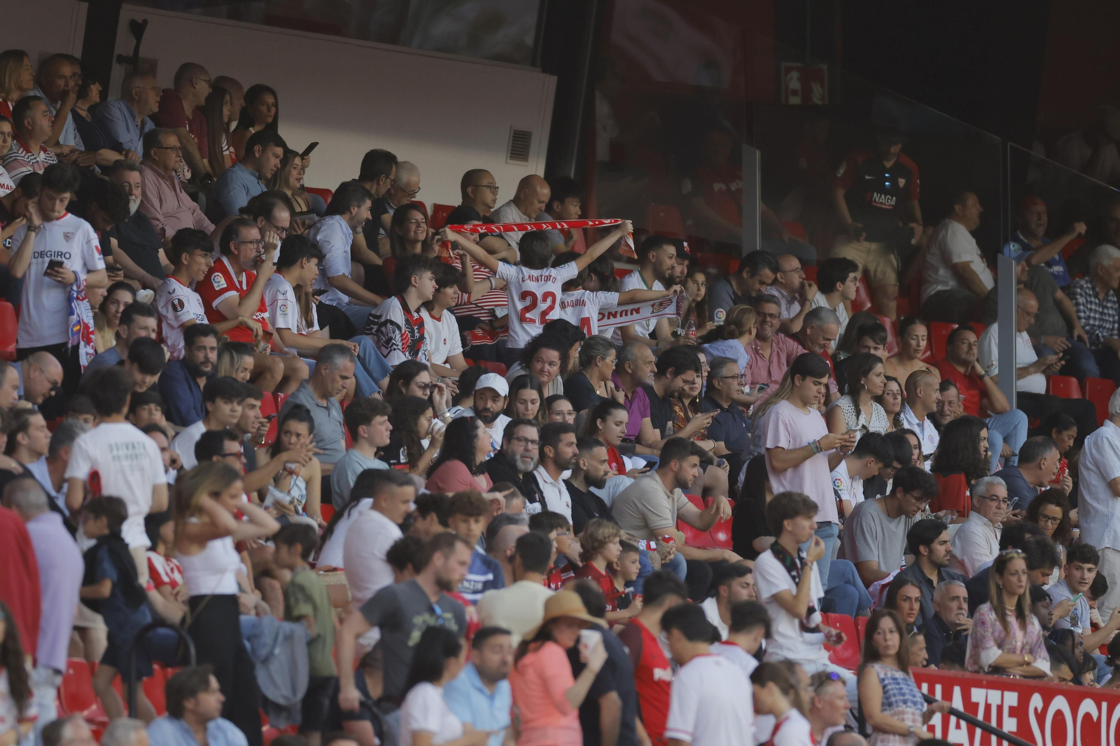 Búscate en las fotos del Sevilla-Girona