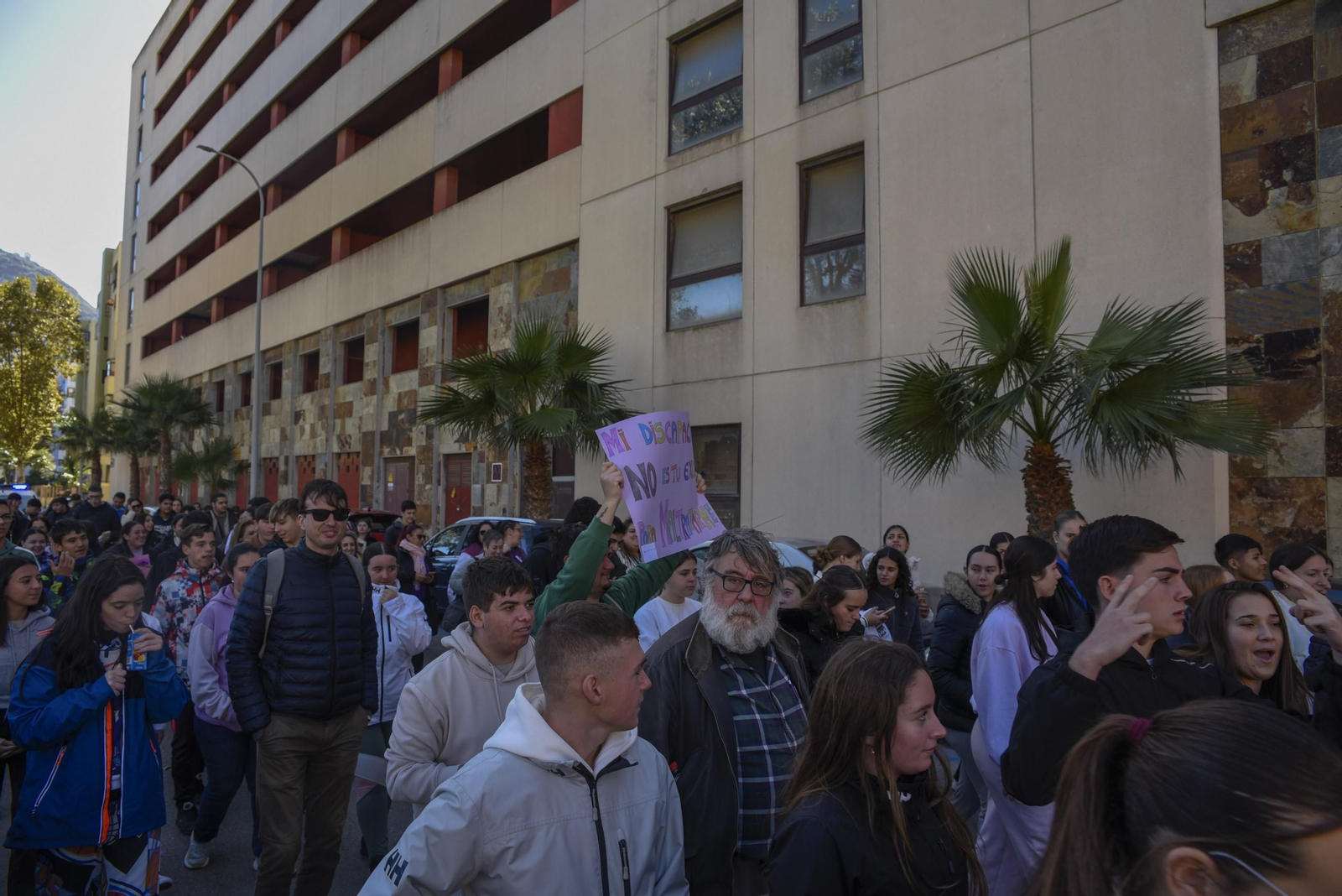 Marcha en La Línea por el 25-N, Día Internacional de la Eliminación de la Violencia contra la Mujer