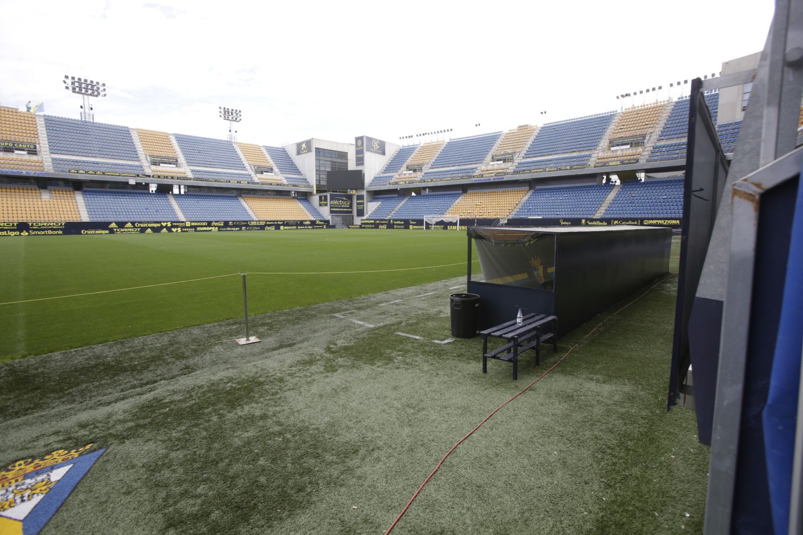 Estadio Carranza, en cuyas oficinas está la sede del Cádiz.