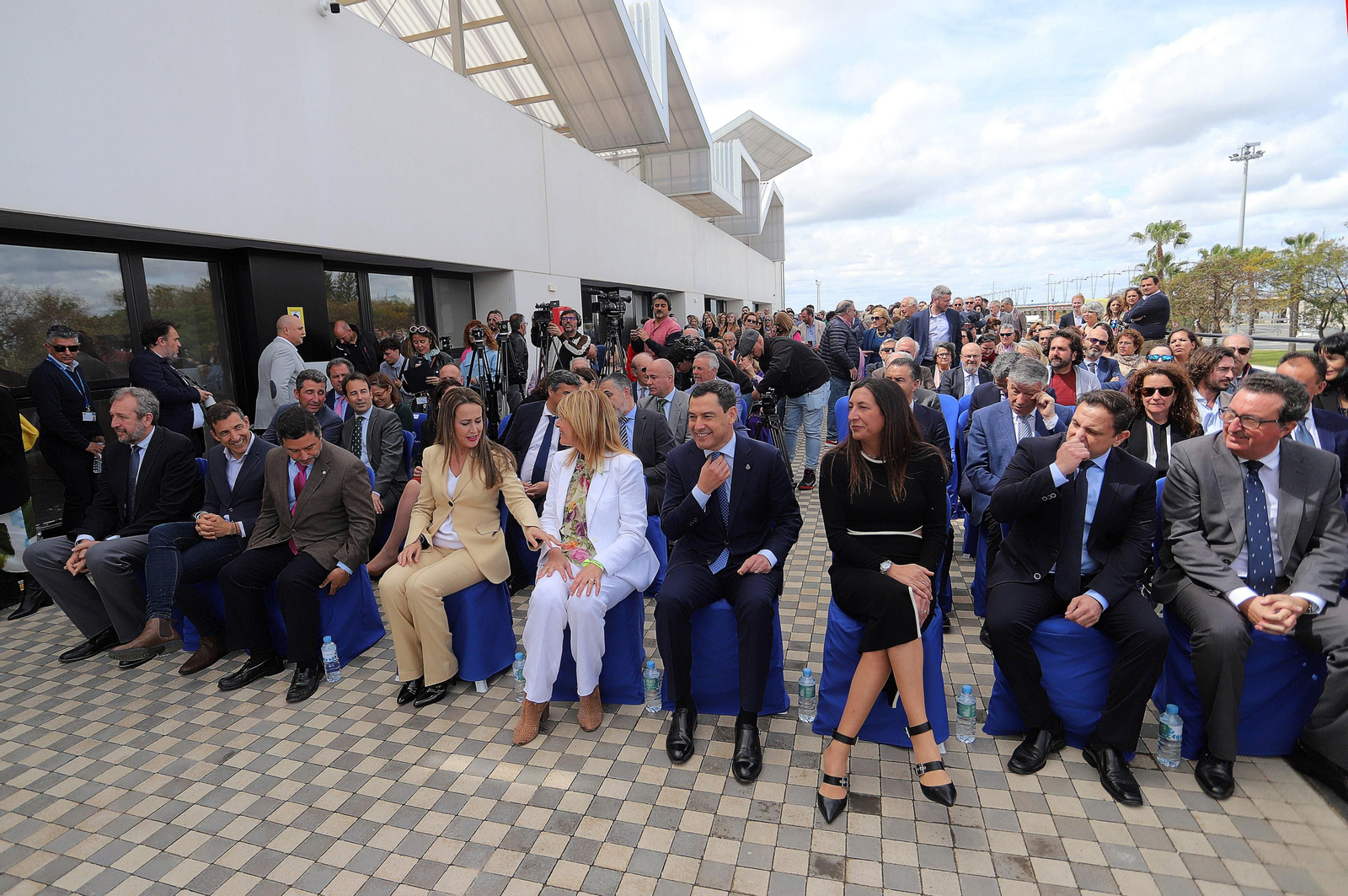 Imágenes del acto de inauguración del inicio de actividad de la Ciudad del Marisco