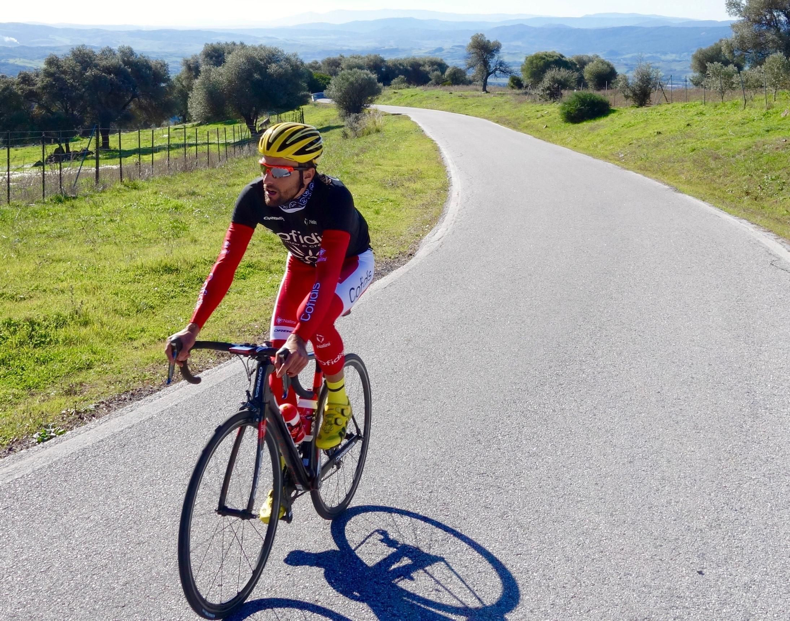 Luis Ángel Maté durante un entrenamiento.