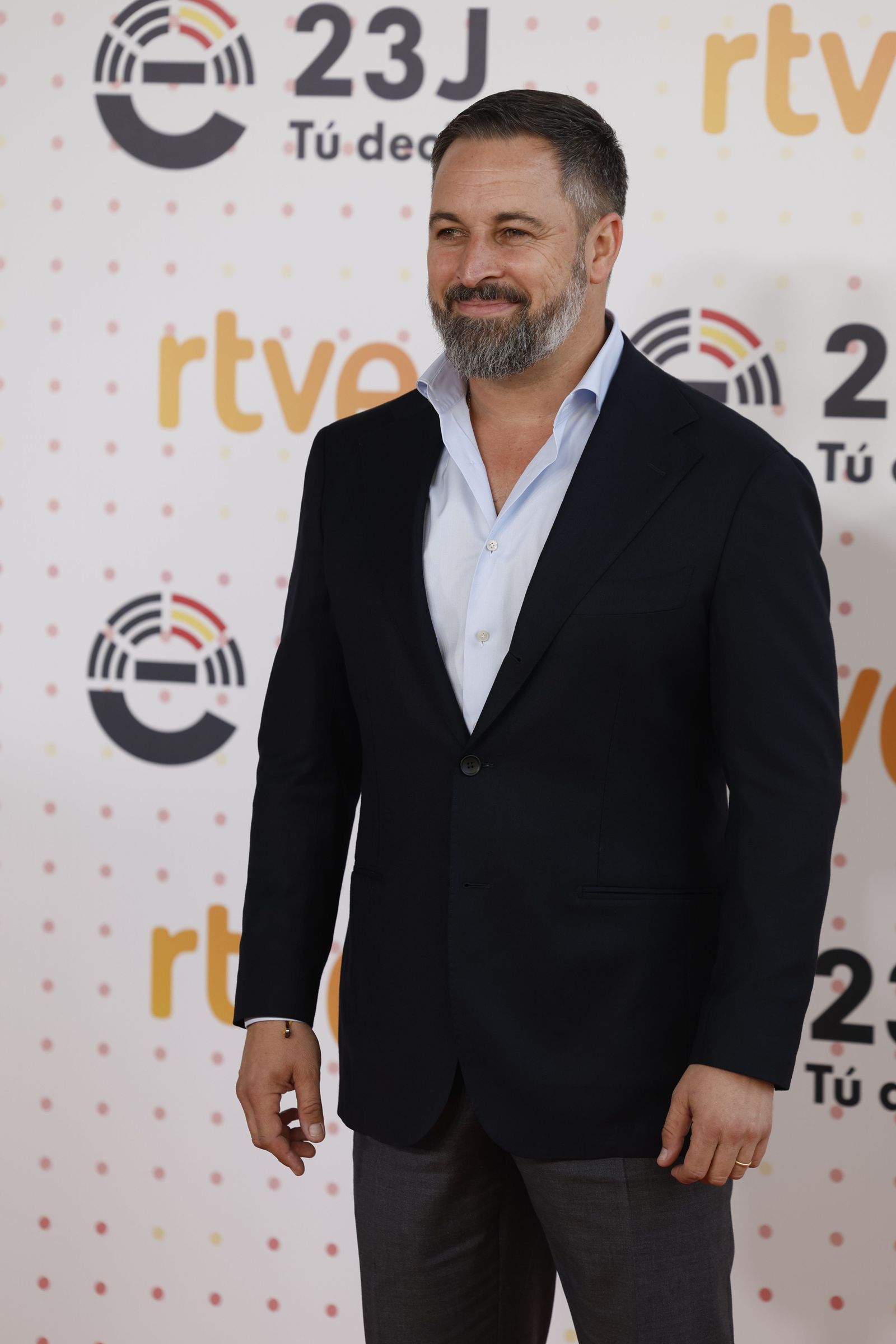 Las fotos del debate de TVE con Pedro Sánchez, Yolanda Díaz y Santiago Abascal