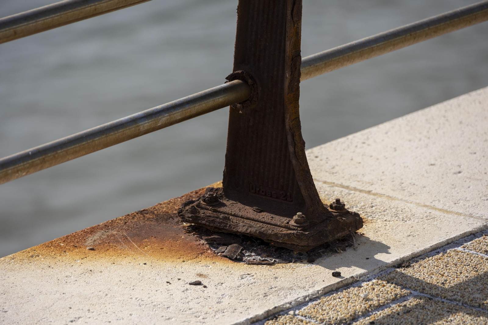 Las imágenes del mal estado de los paseos de Cádiz