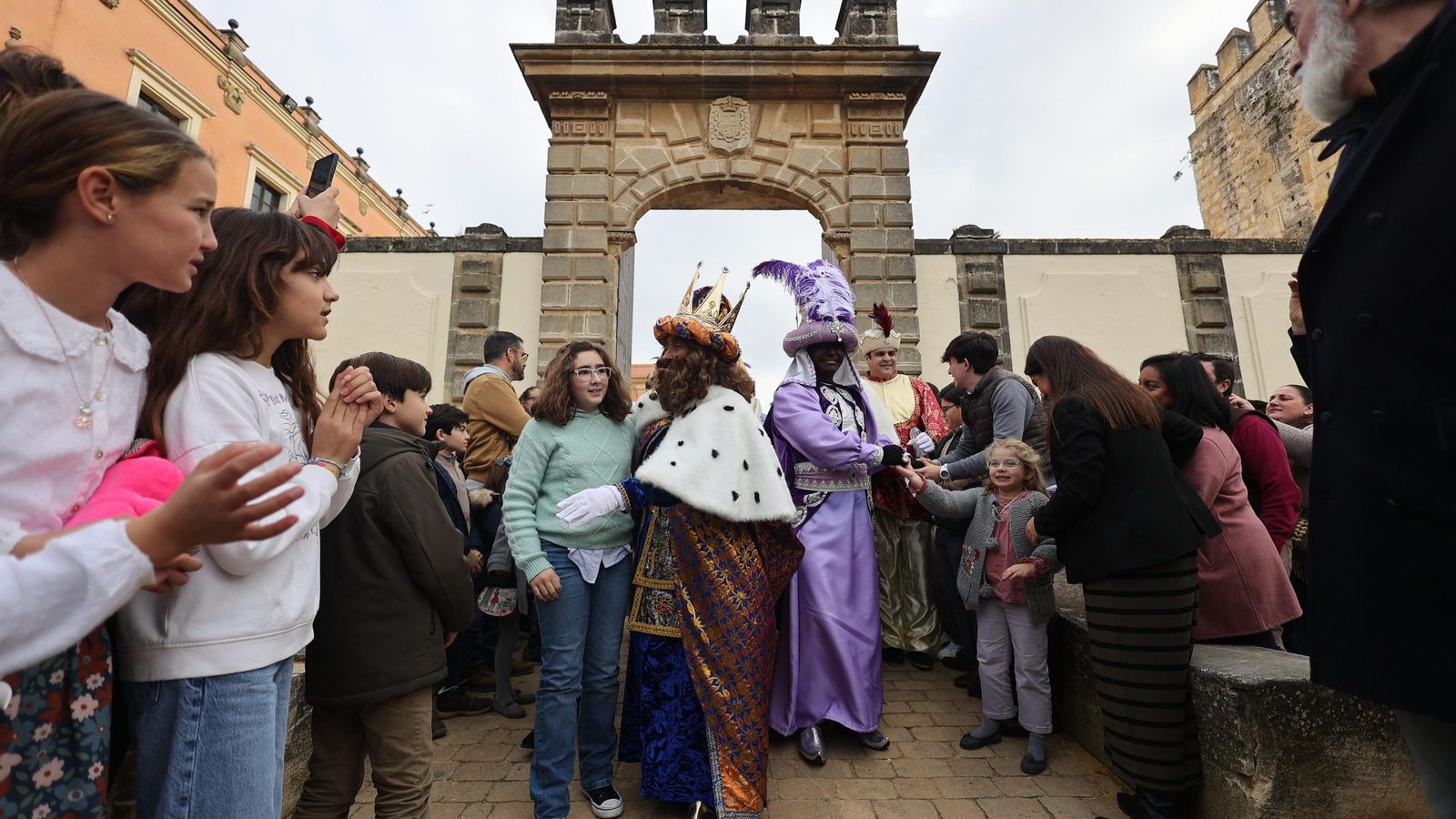 Coronación de los Reyes Magos de Jerez en el Alcázar