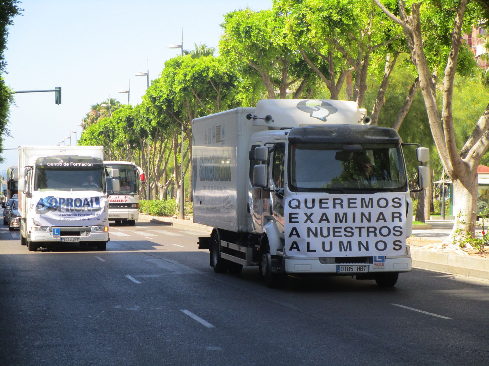 Las autoescuelas de Almería siguen al borde del colapso por la falta de examinadores