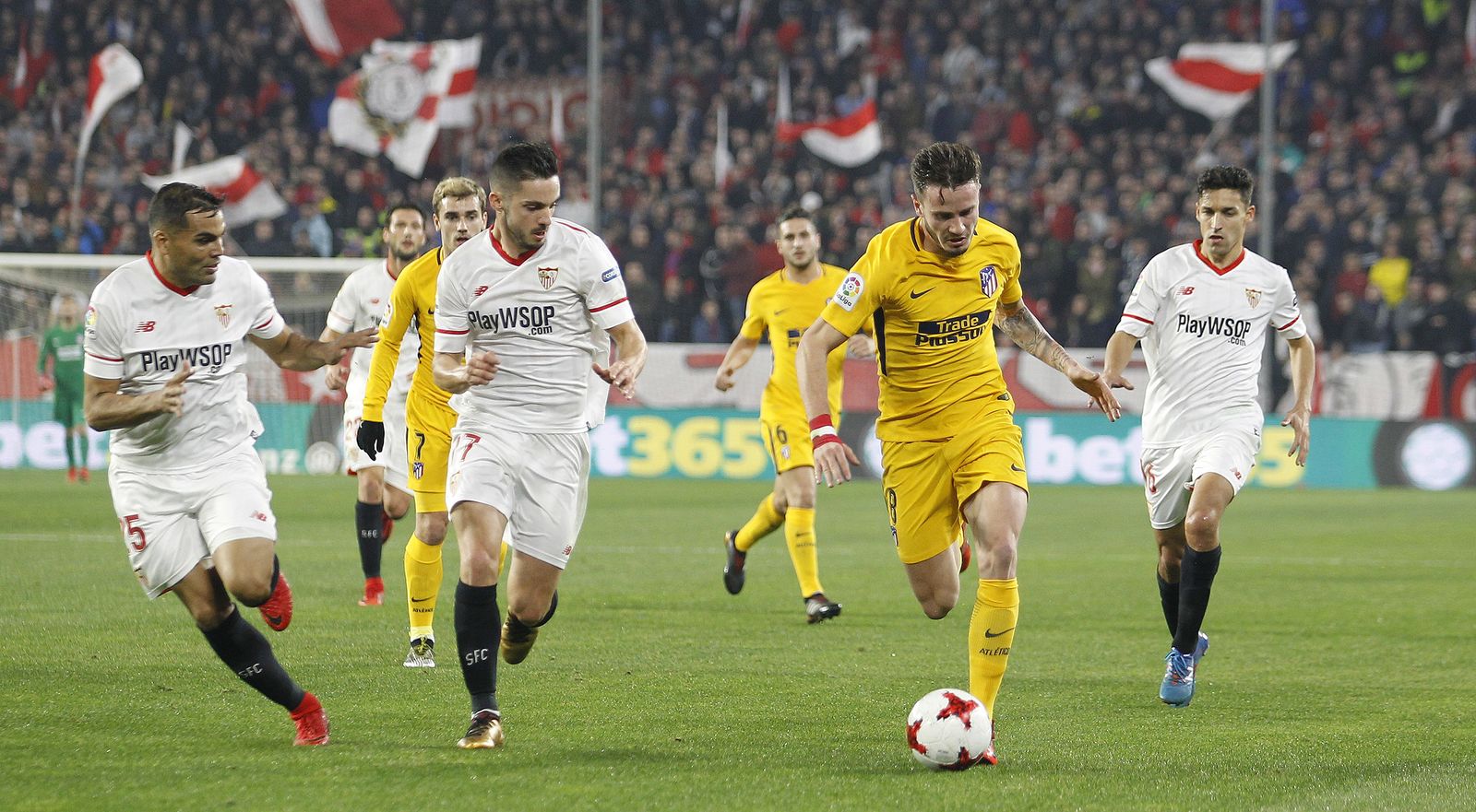 El Sevilla FC-Atlético de Madrid de Copa, en imágenes