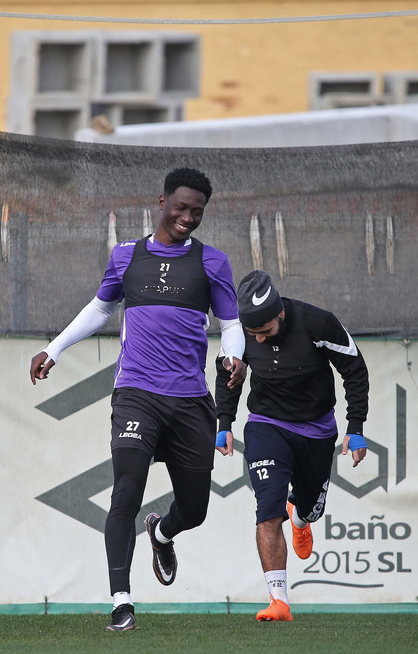 Fotos del entrenamiento de la Balona  previo al partido contra el Deportivo de La Coruña