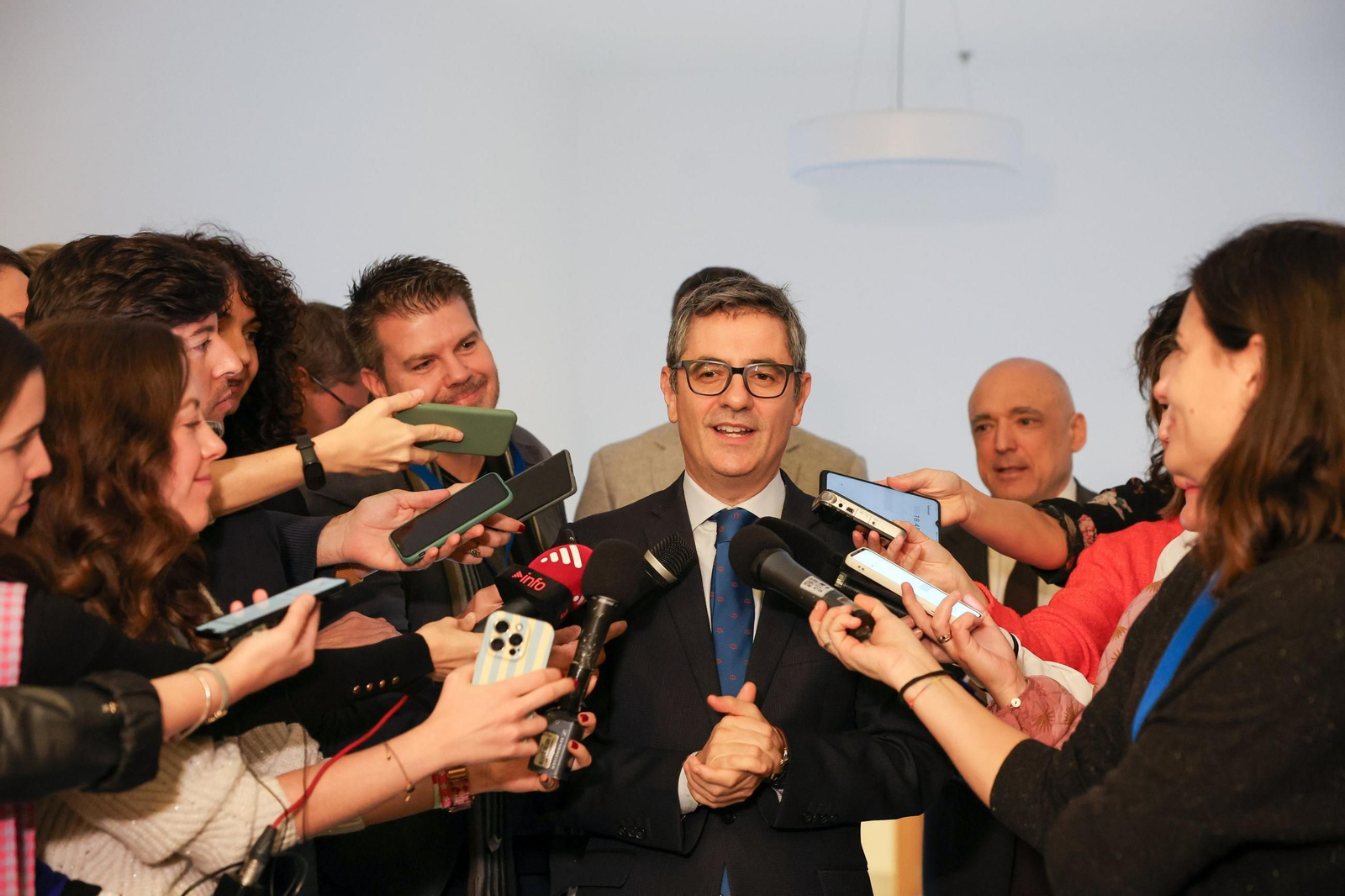 El ministro d ela Presidencia y de Justicia, Félix Bolaños.