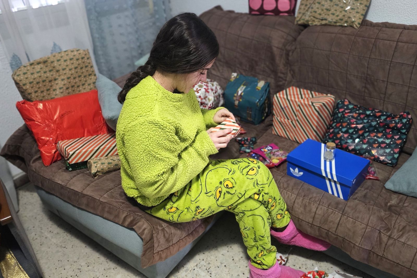 Las fotos de los juegos en la calle y ambiente en el día de Reyes