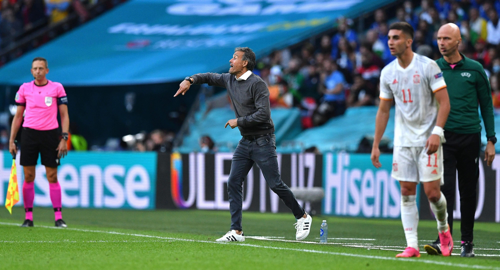 Las imágenes de la semifinal Italia-España de Eurocopa