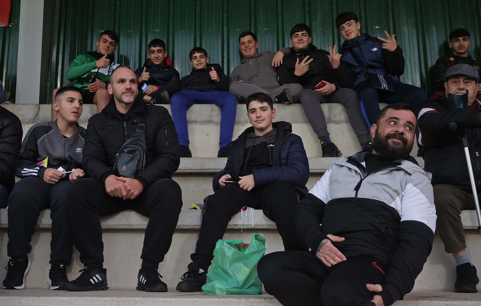 Búscate durante el España - Italia sub-17 celebrado en Los Barrios