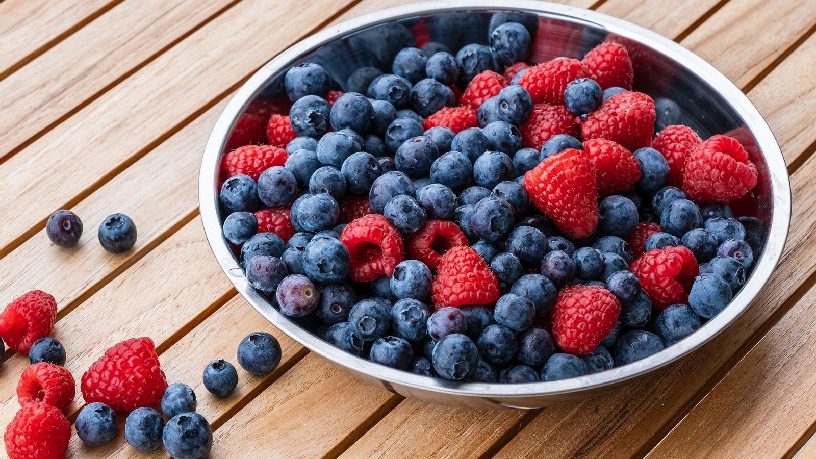 Los frutos rojos poseen un alto contenido en antioxidantes.