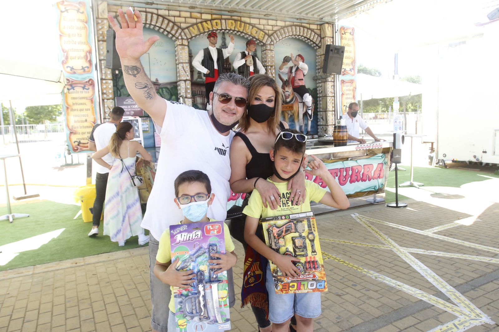 Las imágenes de un sábado de 'Feria' especial en El Arenal