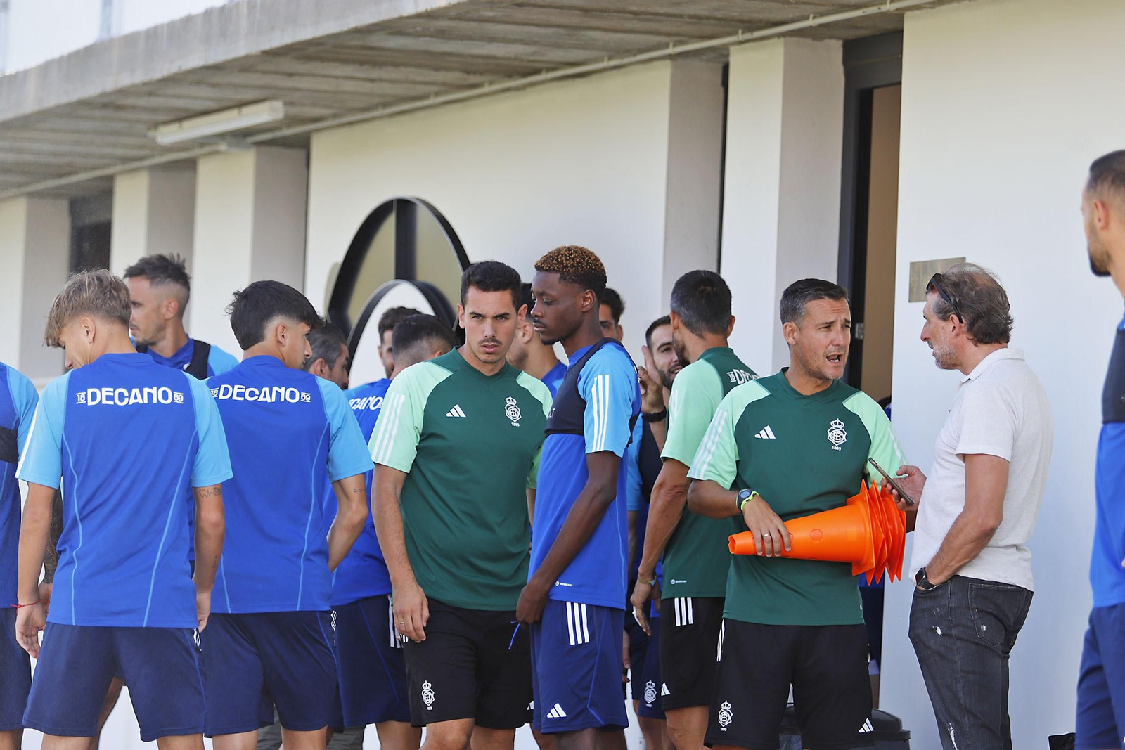 Imágenes del entrenamiento del Recreativo de Huelva