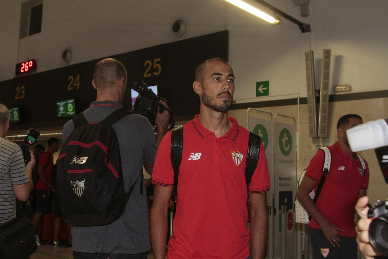 Guido Pizarro, en el aeropuerto de San Pablo.