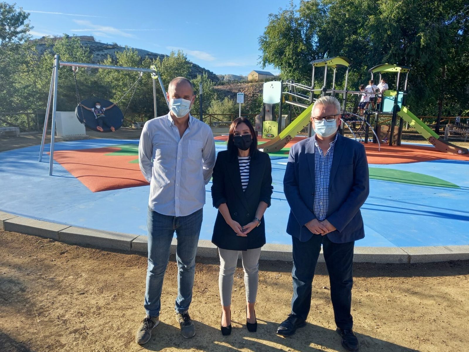 Manuel Sebastianes, Verónica Morillo y Esteban Morales.