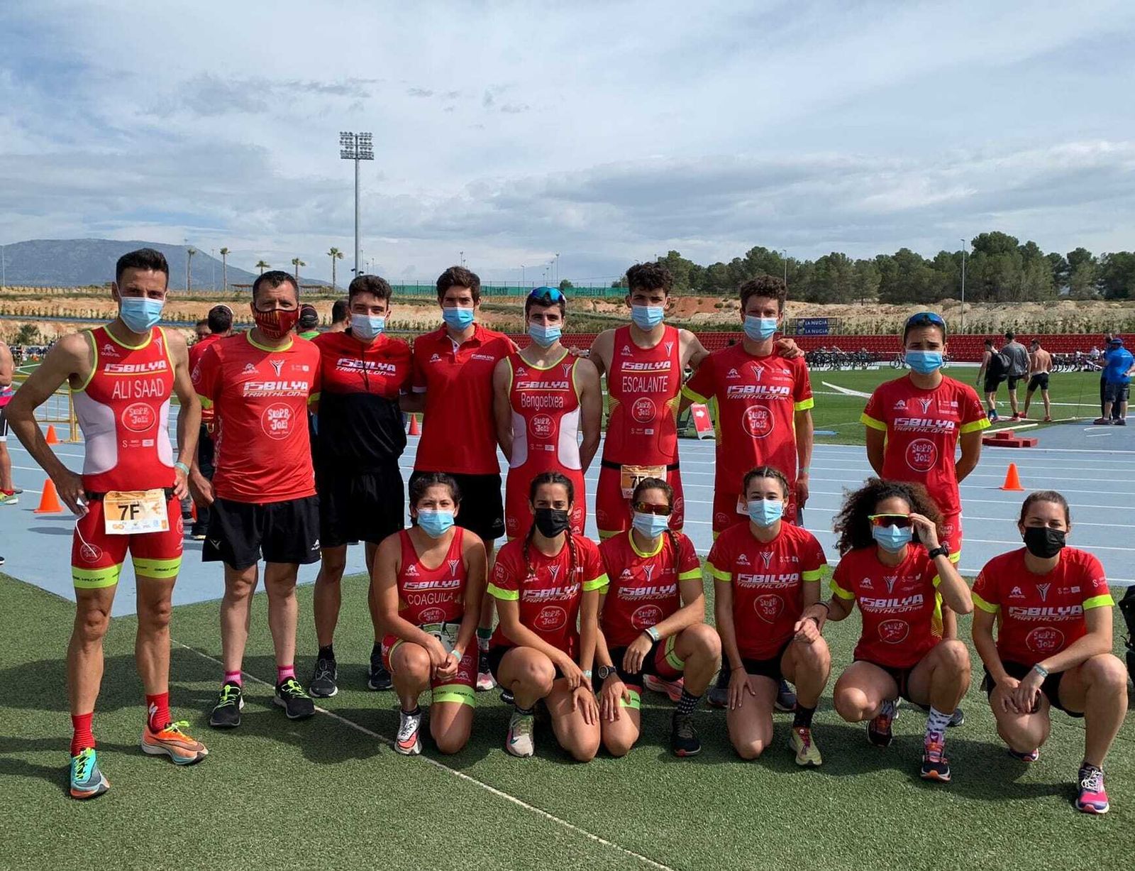 Los integrantes del Isbilya Sloppy Joe's que compitieronen La Nucía.