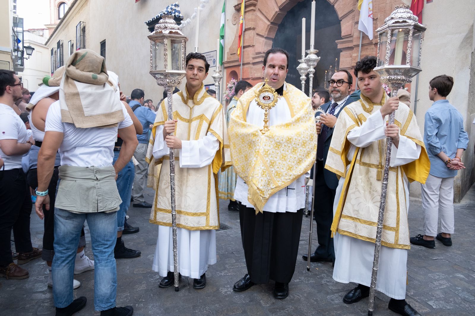 Las imágenes de la salida de la Divina Pastora de Santa Marina